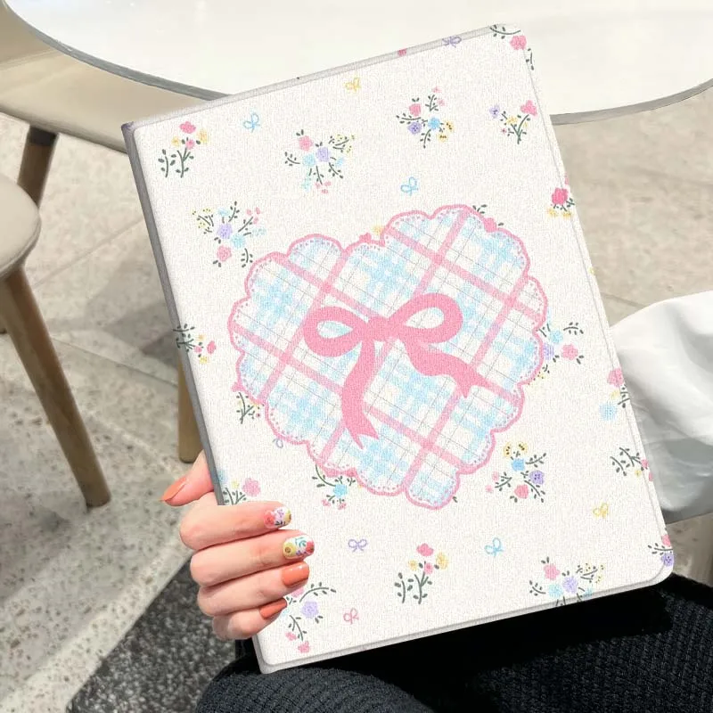 

Розовый бант кролик милый мультфильм для Huawei MediaPad MatePad Air M6 M5 M2 T10s T5 C5e 10 11 12 X 10.8 SE Pro чехол для планшета