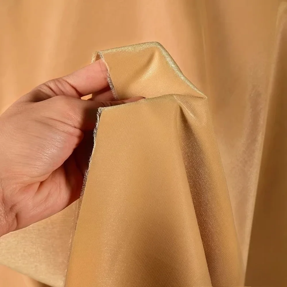 

Pure Cotton Shiny Thread Fabric for Breathable Slightly Elastic Windbreaker Jacket Suit Fabrics Per Meter Cloth Diy Sewing