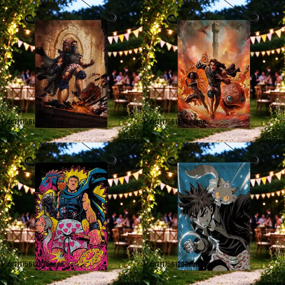 For Dungeon Crawler Carl Garden Flag Custom Outdoor Home Advertising Cloth Decoration Yard Banner Flags