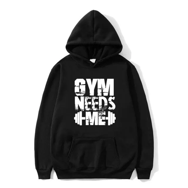 

Funny Gym Needs Me Meme Graphic Hoodie Men Women Fitness Gym Casual Hooded Sweatshirt Male Cozy Oversized Fleece Cotton Hoodies