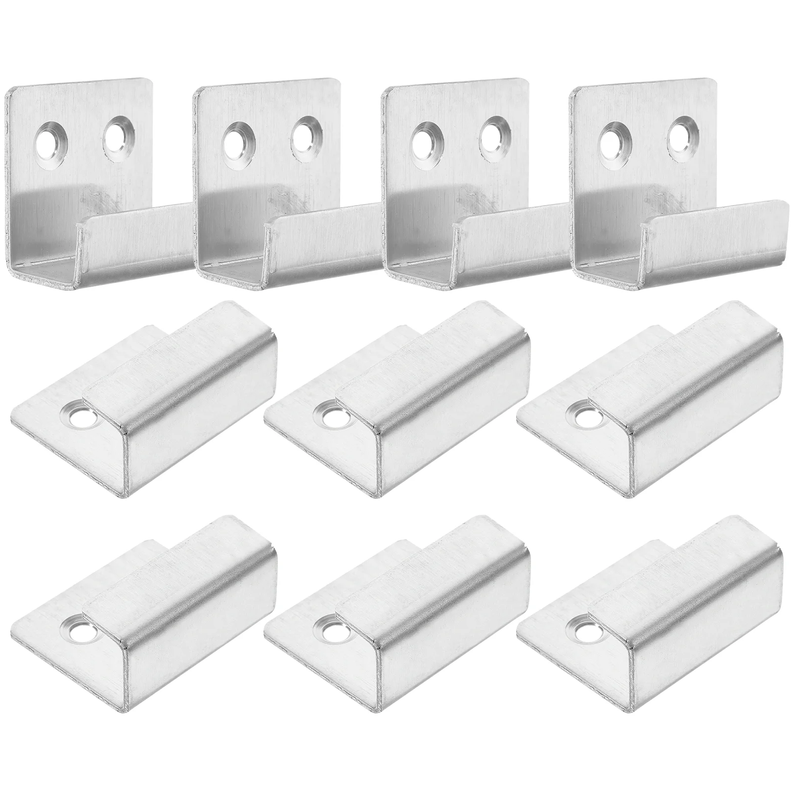 10 Pcs Display Stand Tile Pendant Hangers Plate for The Wall Stainless Steel Picture Frame Corner Fasteners