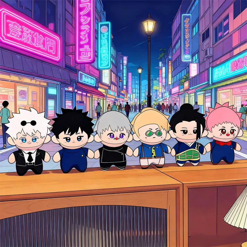

23 см аниме дзюдзюцу кайсен плюшевые игрушки Kawaii Gojo Satoru Geto Suguru Nanami Kento Fushiguro Megumi Itadori Yuji мягкая кукла в подарок