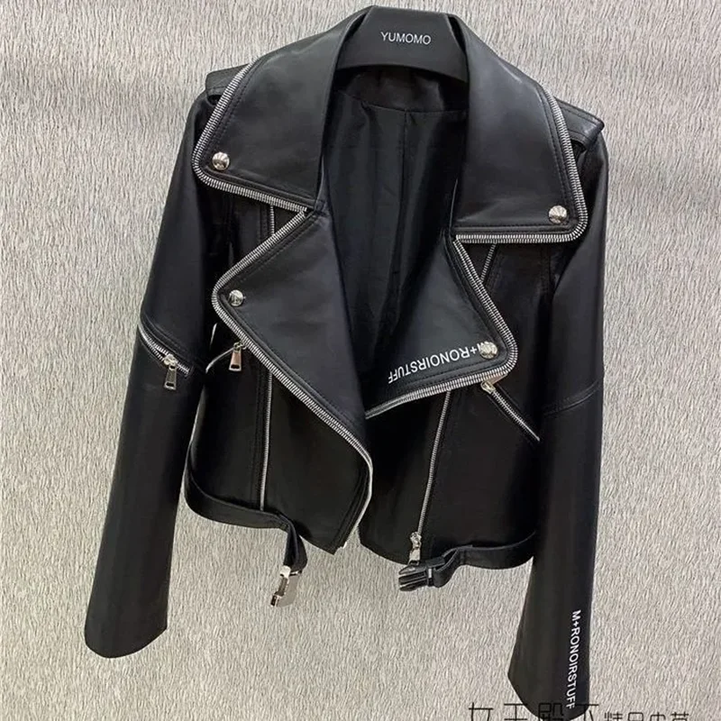 Giacca da donna in vera pelle Giacca da donna in vera pelle di qualità Giacca da motociclista e in pelle