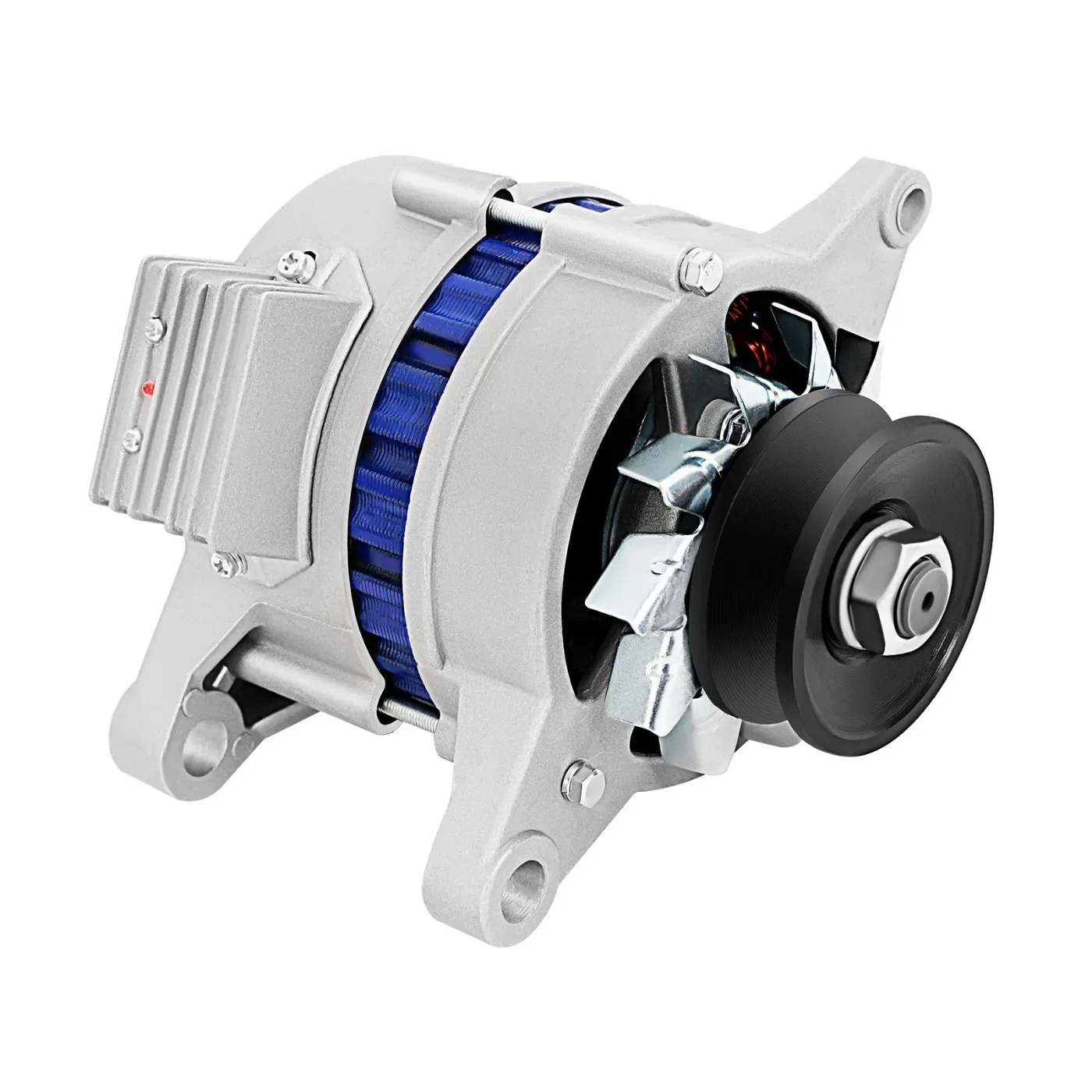Permanent Magnet Synchronous Generator 1200W 12V Low RPM AC Charging PMA Permanent Magnet Alternator Built-In Voltage Stabilizer view 6