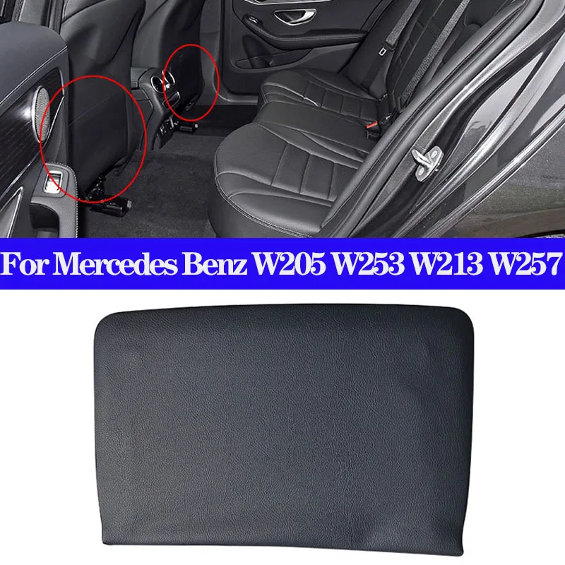 Car Seat Back Storage Pocket SeatBack Panels Panel Cover Cap Accessories For Mercedes Benz C E GLC CLS Class W205 W253 W213 W257