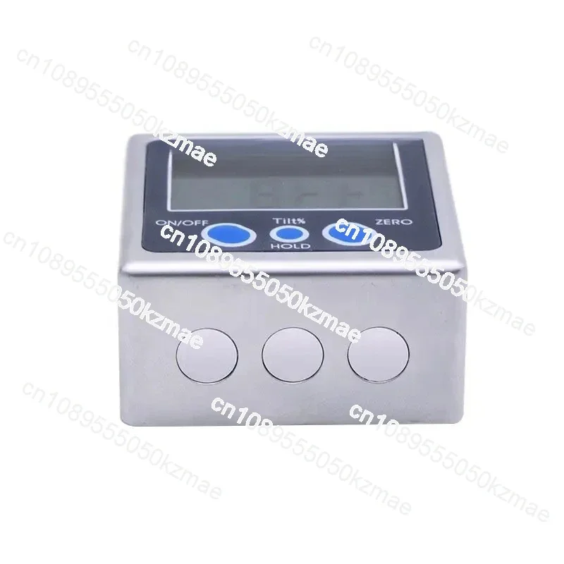 Portable Mini Digital Inclinometer  Dual Axis 0-180° Angle Gauge with Magnetic Base & Backlight for Precision Leveling