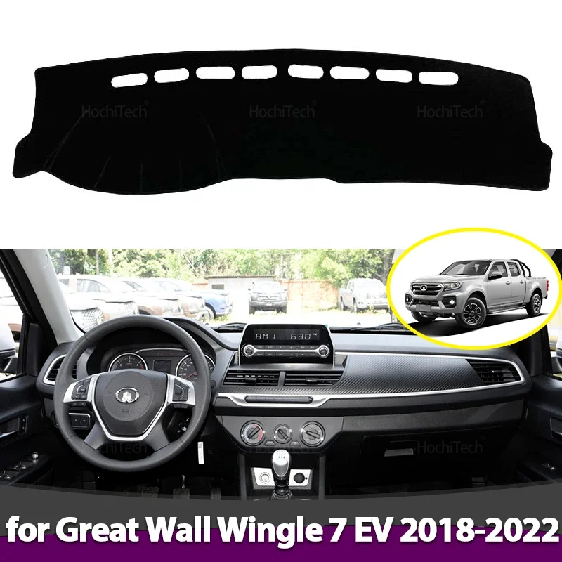 Interior Accessories Anti-Slip Dashboard Cover Protective Pad Car Sunshade Carpet For Great Wall Wingle 7 EV 2018~2022
