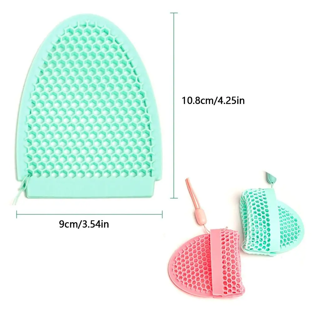 Silicone Face Bath Brush Body Scrubber Glove Anti Cellulite Shower Exfoliating Brush Scrub Skin SPA Massage Scrubber Sponge