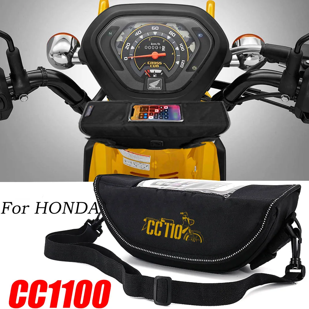 

For Honda CC110 CC 110 Motorcycle accessory Waterproof And Dustproof Handlebar Storage Bag navigation bag