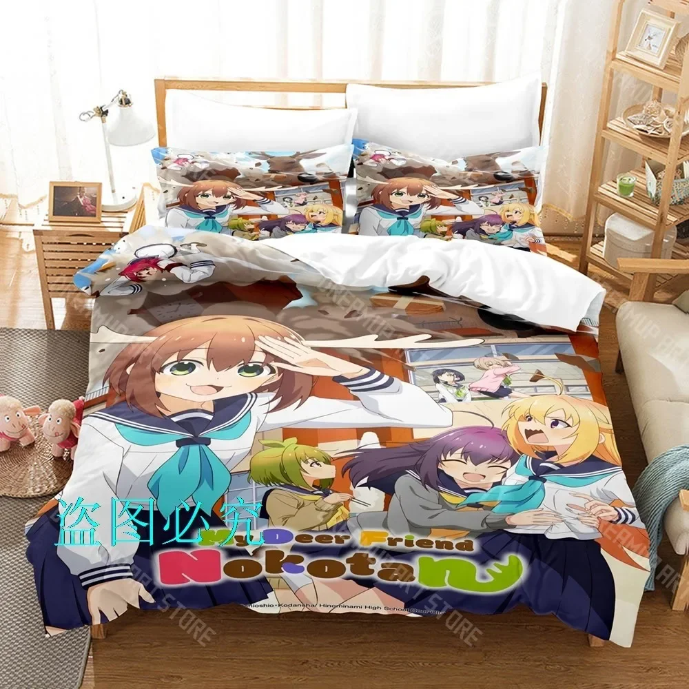 

3D принт Мой друг оленя nokotan Комплект постельного белья Single Twin Full Queen King Size Комплект постельного белья для взрослых и детей Комплекты пододеяльников для спальни