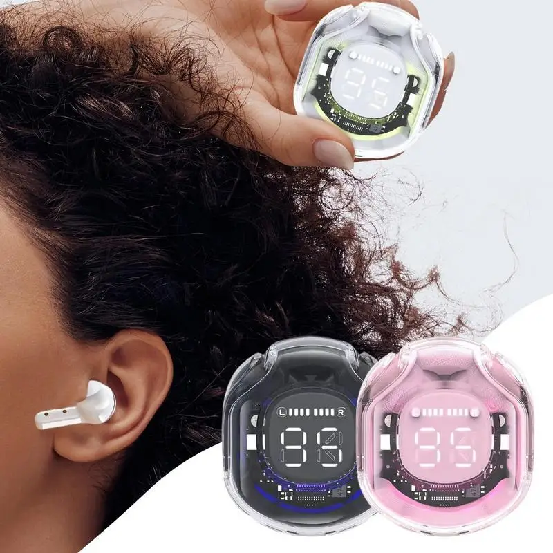 سماعات داخل الأذن سماعات أذن لاسلكية داخل الأذن مع شاشة رقمية سماعات أذن لاسلكية للهواتف المحمولة والأجهزة اللوحية