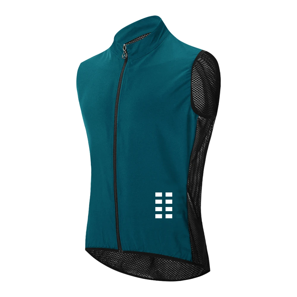 WOSAWE Men\'s Cycling Vest Windproof Breathable Cycling Coat Sleeveless Bicycle Bike Vest Ultralight Cycling Clothing