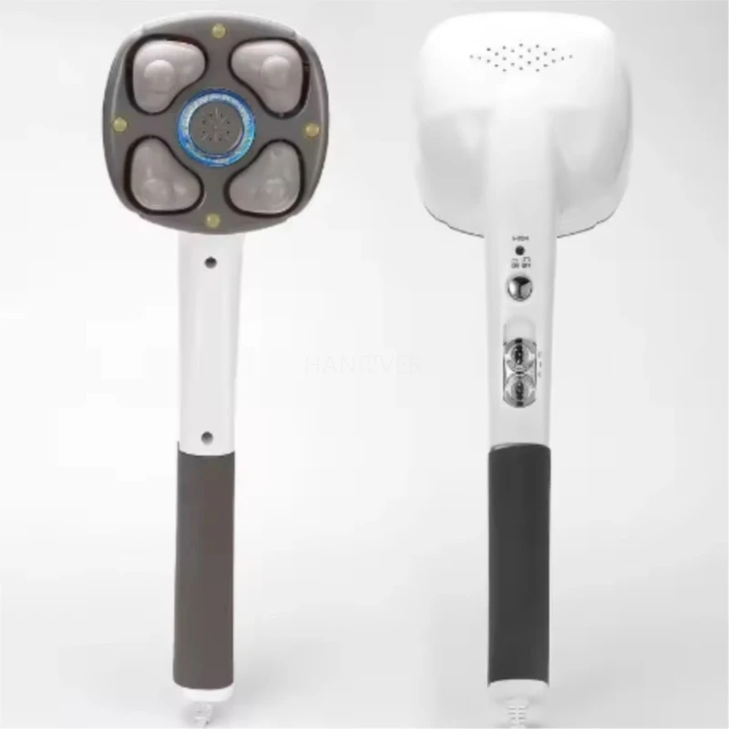 Massage Stick Cervical Neck Shoulder Waist Leg Arm Home 4 Heads Massage Hammer Body Massager