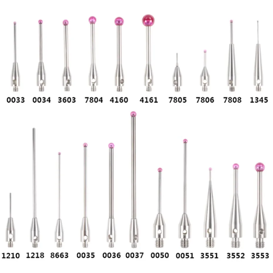 M2M3 Renishaw Coordinate Measuring Needle Three Dimensional Measuring Head Ruby Measuring Needle 0.5/1.0/1.5/2.0/3.0