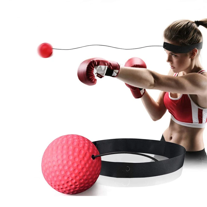 Boxing Reflex Ball Headband Set For Adults And Kids Speed Agility Training Hand Eye Coordination Sensory Autism ADHD Toys