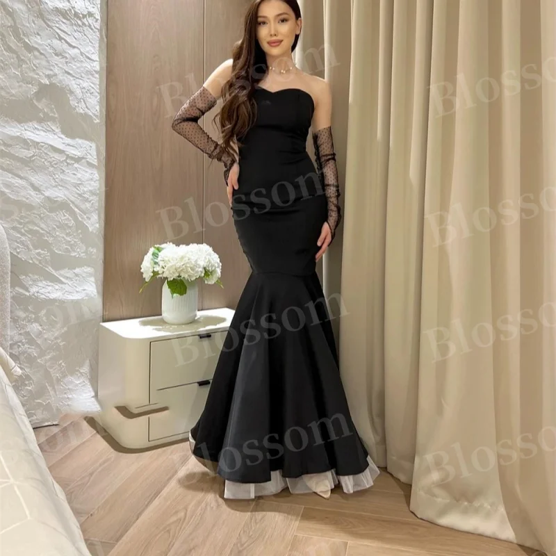 

Embroidered yarn Ball gown Elegant off-the-shoulder Evening gown floor-length Mermaid dress Wedding Guest formal occasion dress