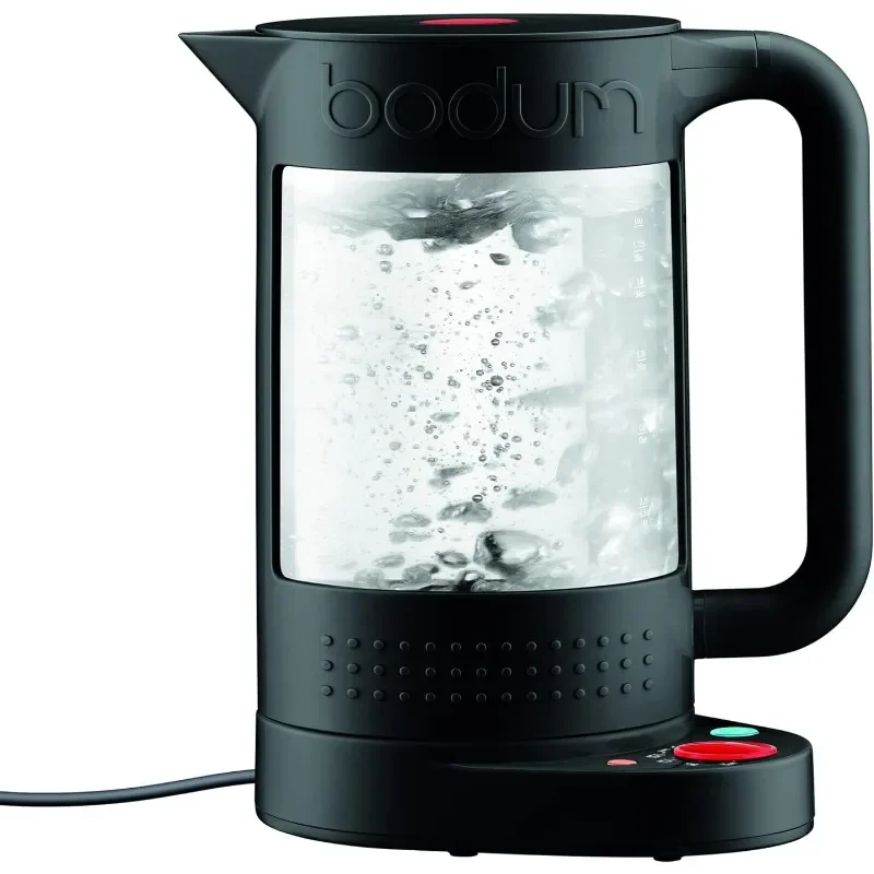 

Bistro Electric Double Wall Water Kettle with Temperature Control, 37 Ounce, Black