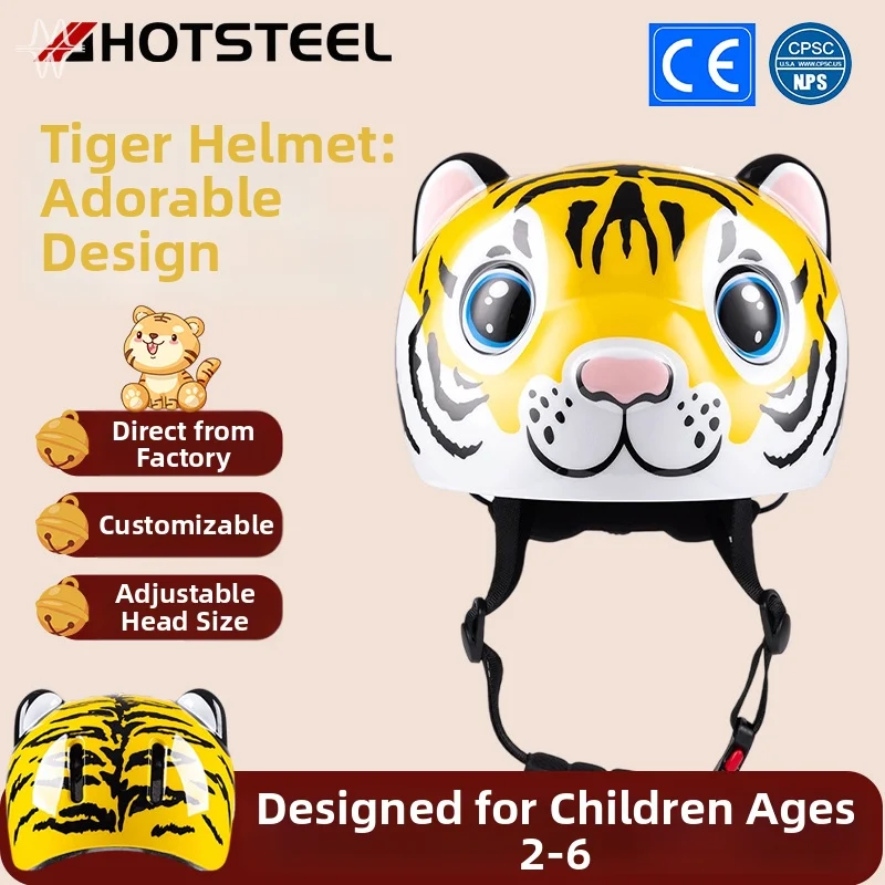 Helm Sepeda Anak Motif Harimau - Cycling Gear Of The Year ulasan dan harga