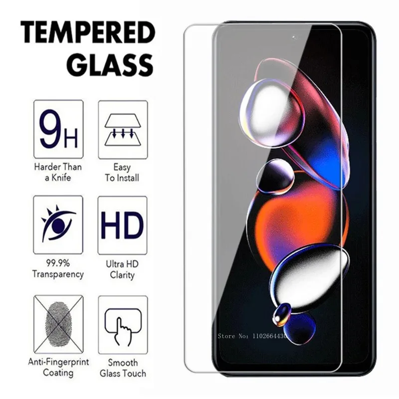 Clear Protector For Xiaomi Redmi Note 14 13 12 Pro Plus 4G 5G Tempered Glass For Redmi 12S 12C 13C 12T Pro 4G 5G Screen Glass