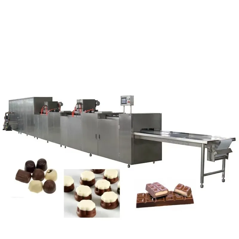 Automatic Nut Chocolate Board Making Machine Equipment Chocolate Depositing Machine Chocolate Molding Machine