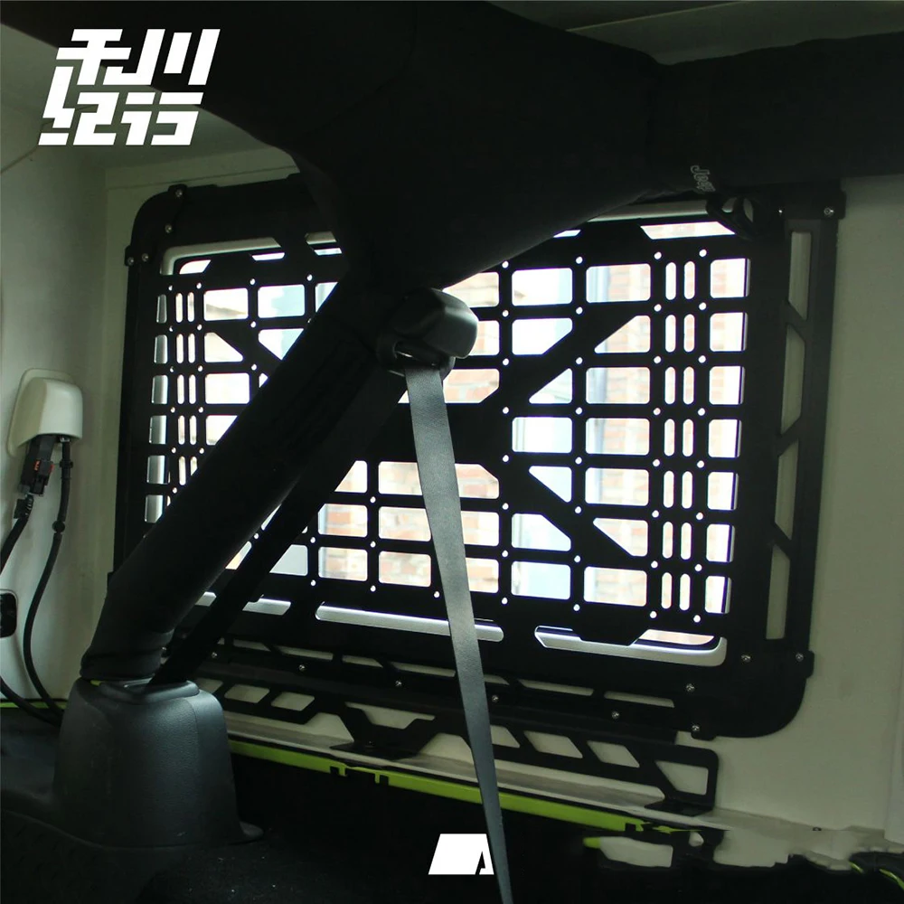 

SXMA VAN008 Органайзер-полка на заднее окно автомобиля для Jeep JK 4-дверный Wrangler 07-17, сетчатый органайзер на боковое окно, аксессуары для интерьера