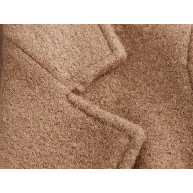 Women's  Autumn New Pure Jacket Baggy Temperament Coat Skinny Comfortable Premium Feeling Windproof Curry coat trench coat