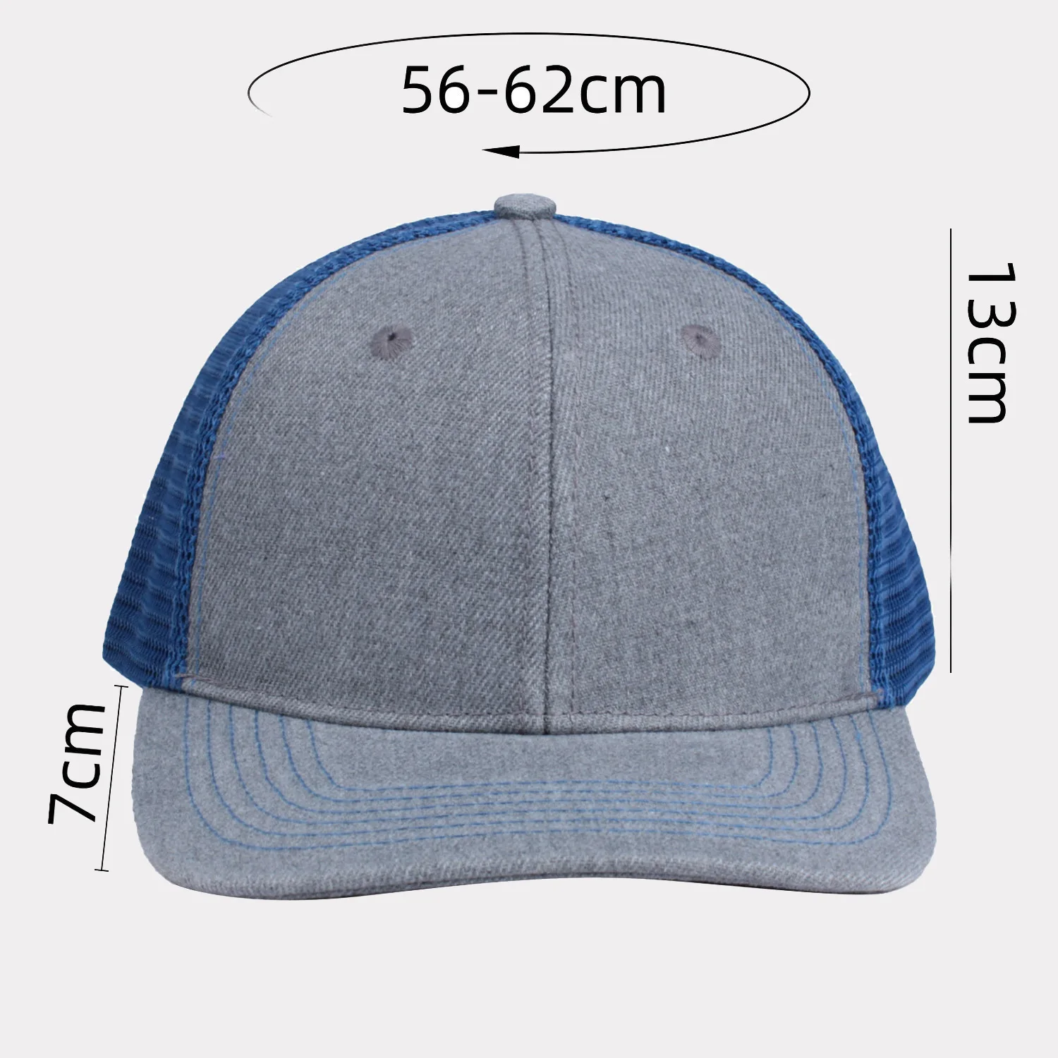 Customized Logo Print Color Matching Light Board Truck Driver Hat Men Women Sun Outdoor Travel Micro-curved Mesh Baseball Cap