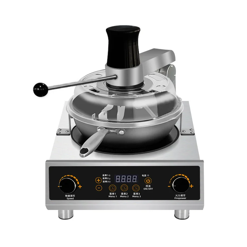 Factory Direct Commercial Auto Stir-fry Robot with Stirrer for Fast Food Canteen