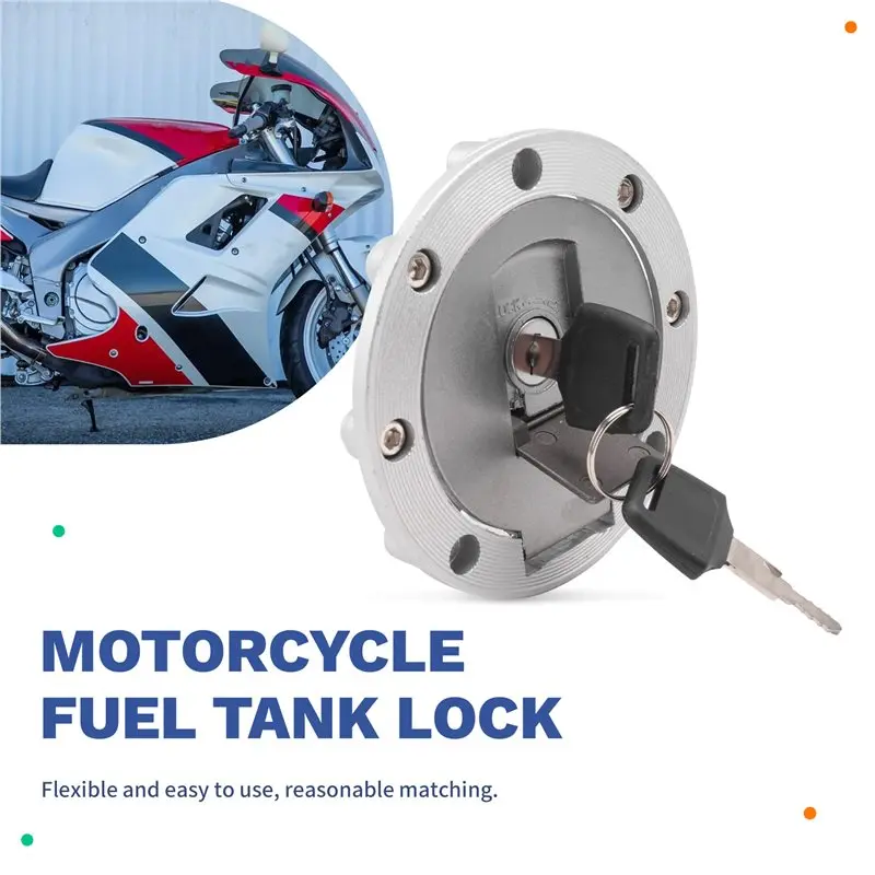 AEA7-For Yamaha TZR125 TZM150 FZR250 FZR400 YZF R1 R6 600 TDM850 TDM900 TRX850 FJ1200 Fuel Gas Tank Lid Seat Lock