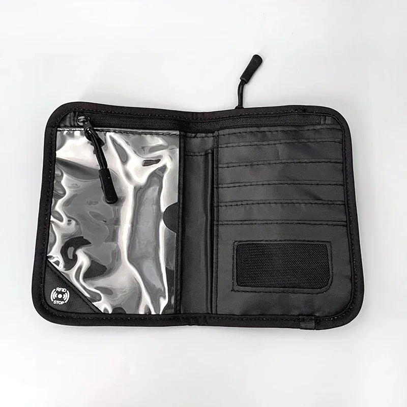 Waterproof Passport Holder Travel Wallet Multifunctional Small Credit Card Wallet Storage Bag Portable Document Storage Bag
