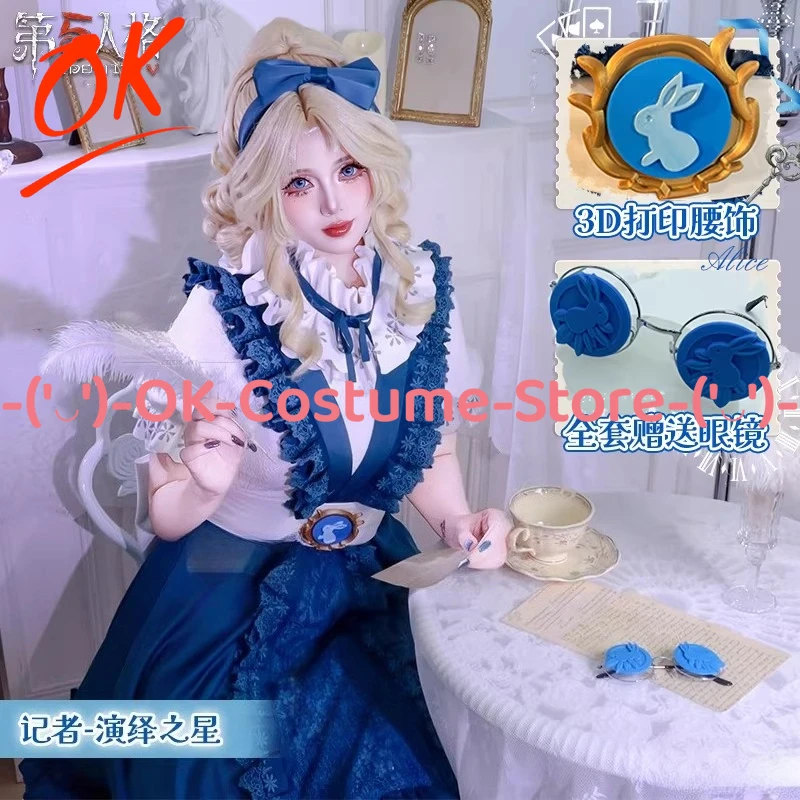 

Identity V Journalist Alice Deross Cosplay Costume Muse Spirit Series Deross Suit Anime Game Halloween Carnival Party Uniform