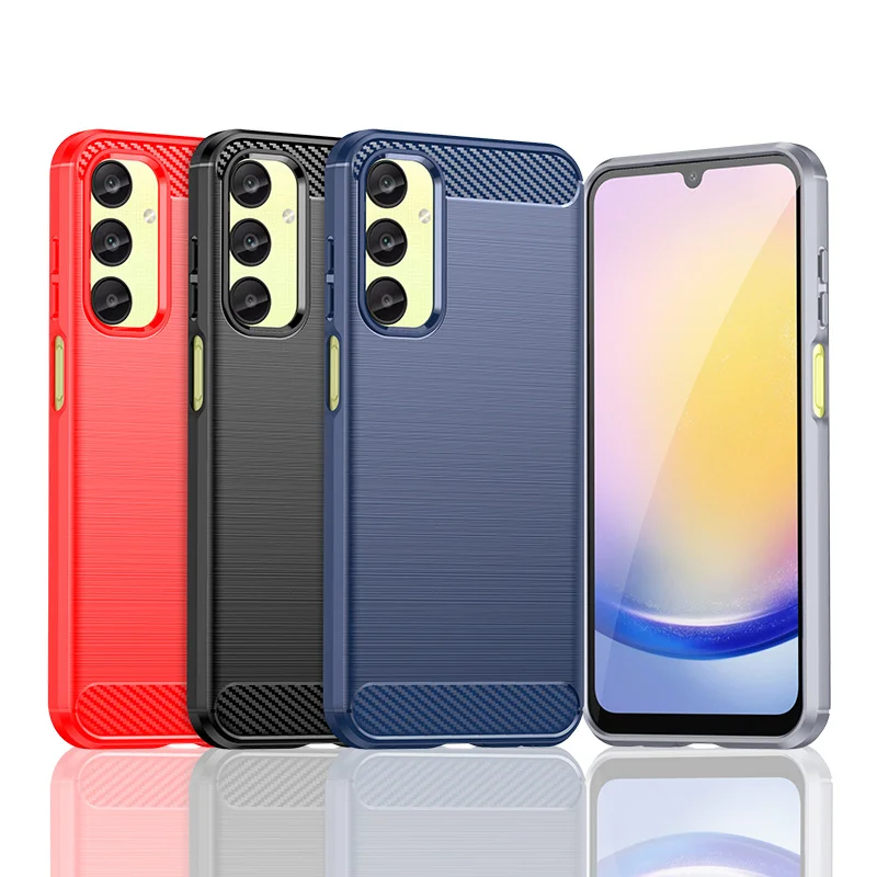 For Samsung Galaxy A25 5G A256B Case Shockproof Soft Silicone TPU Back Cover Matte Phone Case for Samsung Galaxy A25 5G A256E