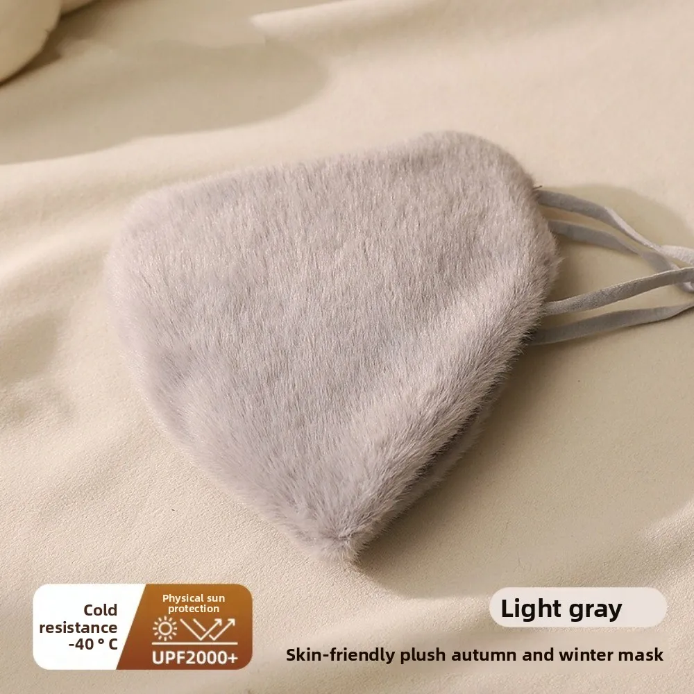 أزياء الشتاء الدافئة قناع الوجه سميكة يندبروف واقية من الشمس ركوب الدراجات قناع تنفس الصوف مبطن 3D قناع للجنسين