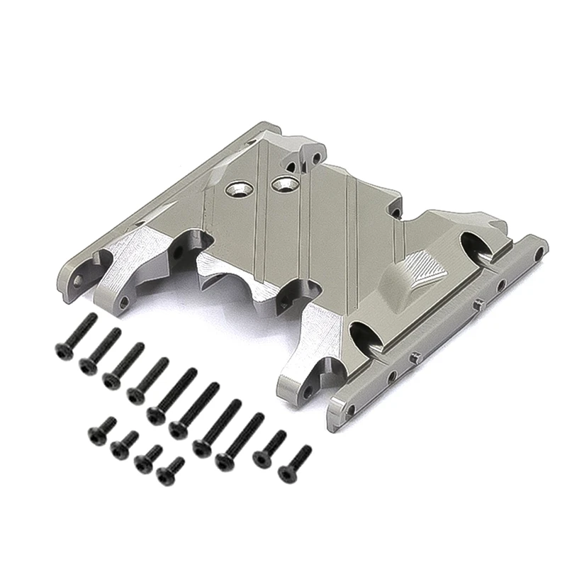 Alumínio Liga Chassis Mount Transmissão Holder, caixa de velocidades para 1:10 RC Car, Axial SCX10 II 90046 AXI90075