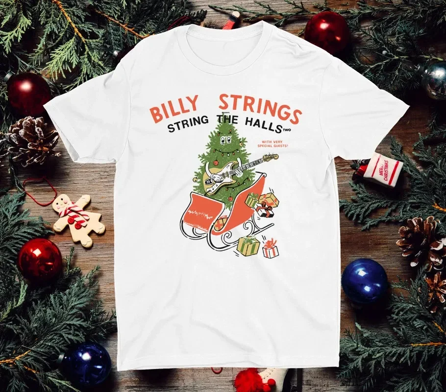 Billy Strings Christmas Tshirt Cotton Unisex Tee S5Xl TU267