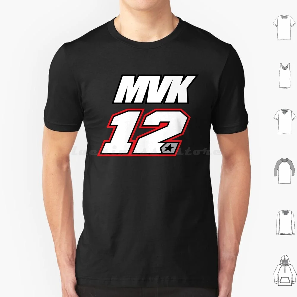 Maverick Vi ? Ales Mvk 12 T Shirt Cotton Men Women DIY Print Helmet Motorbike Motorcycle Racing Racer Sports Bike Enthusiast