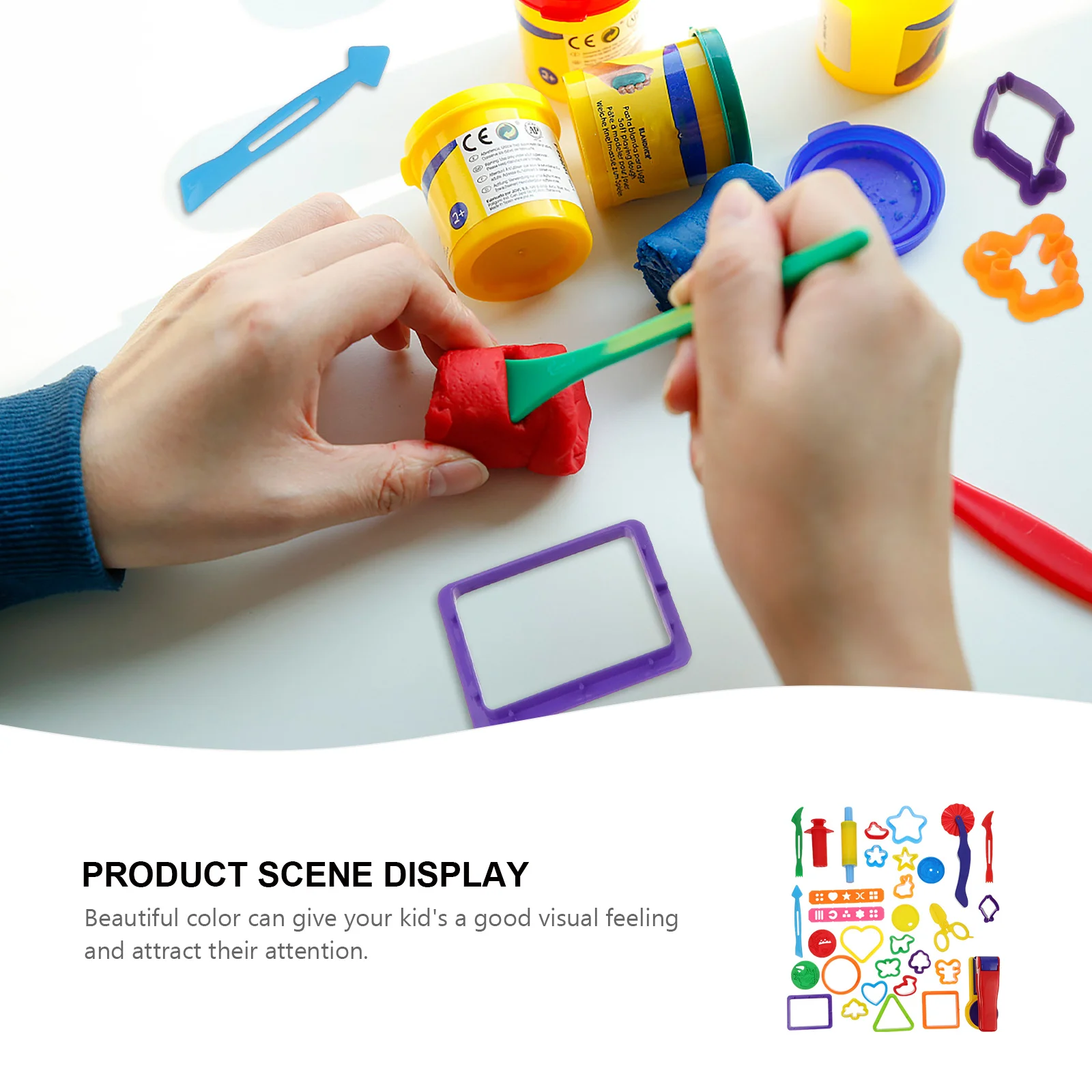 Juego de plastilina DIY de fideos de colores, moldes creativos de modelado de arcilla para niños, alivio del estrés, educativo, divertido, Manual, 32 Uds.