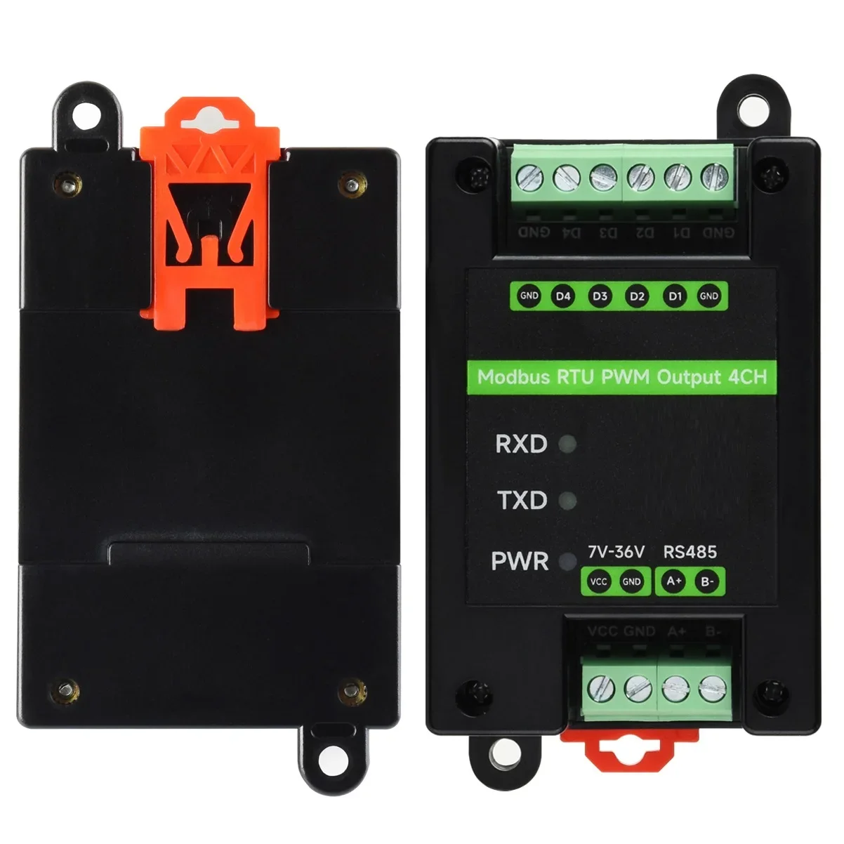 VoltSRS485 To 4-Channel PWM Pulse Output Module Adapter Modbus RTU Protocol