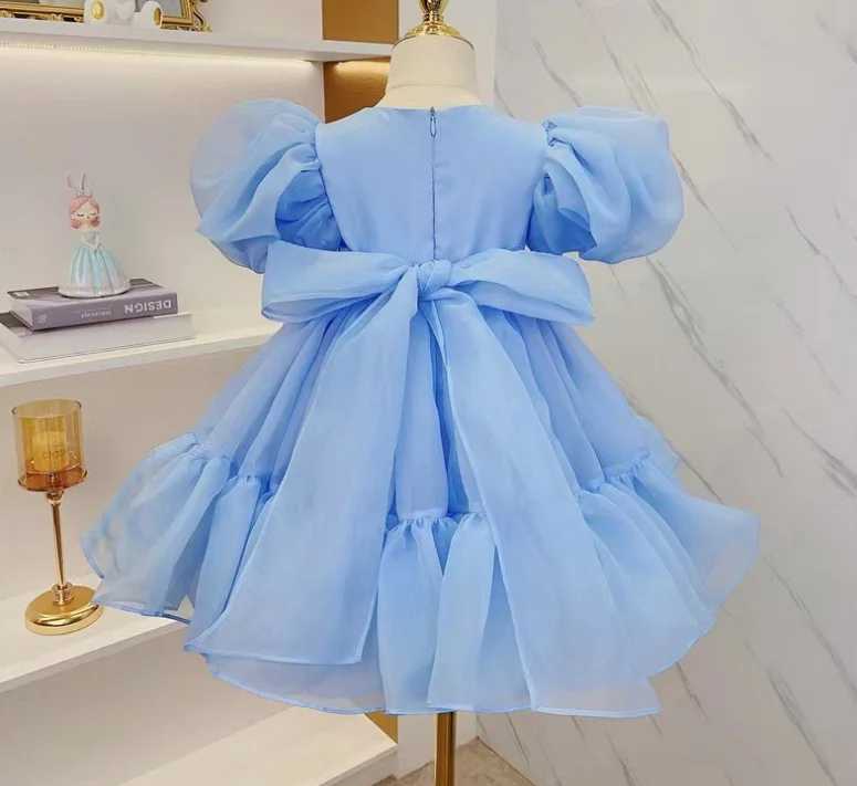 New Baby Summer Girls Fashion Sweet Candy Dress, Princess Kids Cute Dresses  2-7T