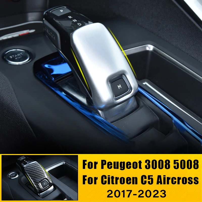 Für Peugeot 3008 5008 GT Citroen C5 Aircross 2017 2018 2019 2020 2021 2022 2023 Auto Getriebe Shift Kopf Abdeckung zubehör