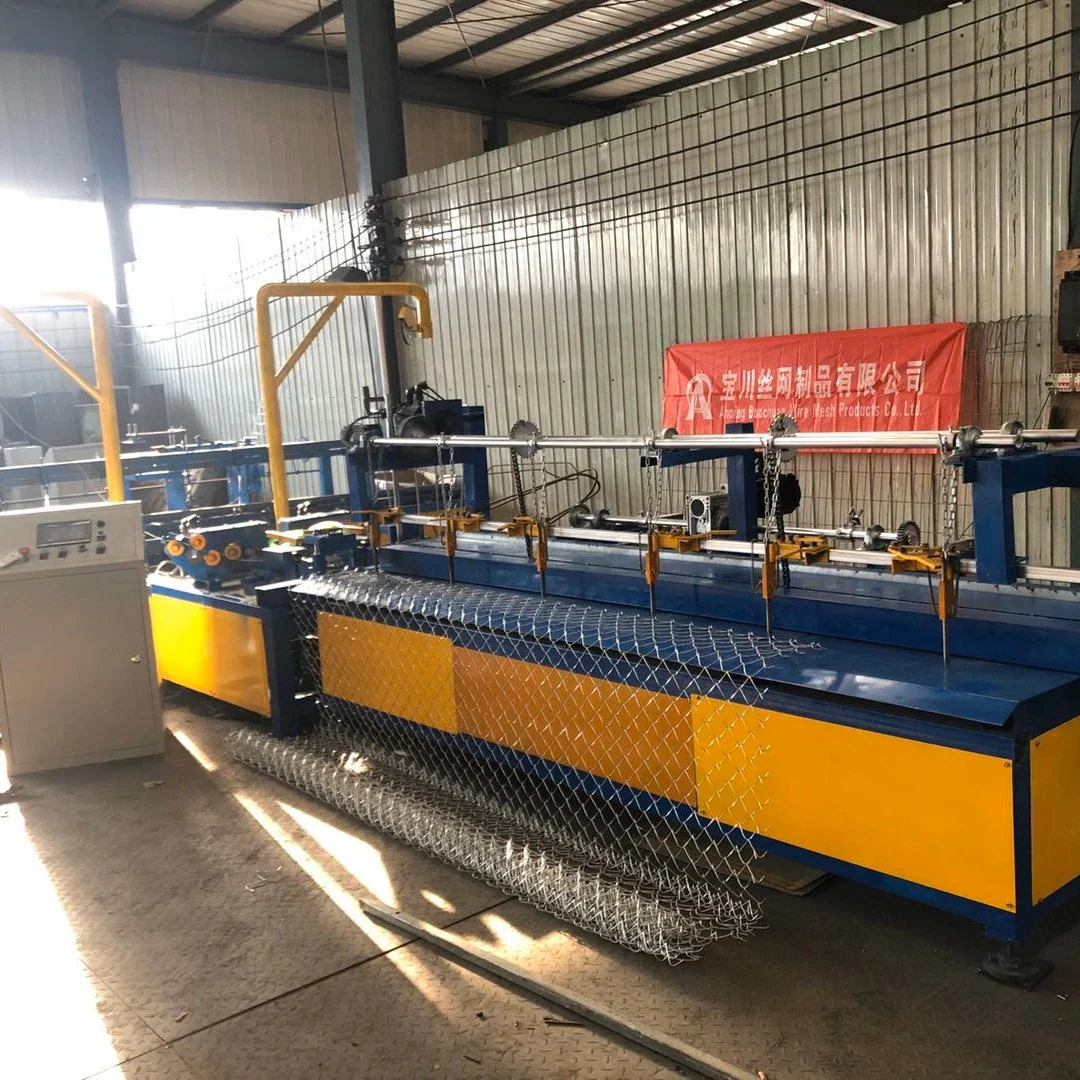 YG Customized For 0.5-3.0 M Width Semi-automatic Chain Link Fence Machine