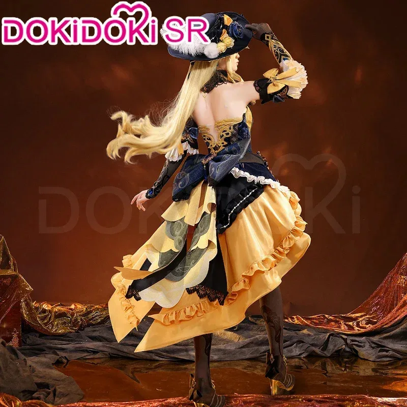 XT8IN STOCK Game Genshin Impact DokiDoki-SR Women Costume Fontaine Navia Cosplay Props Umbrel@XT6！