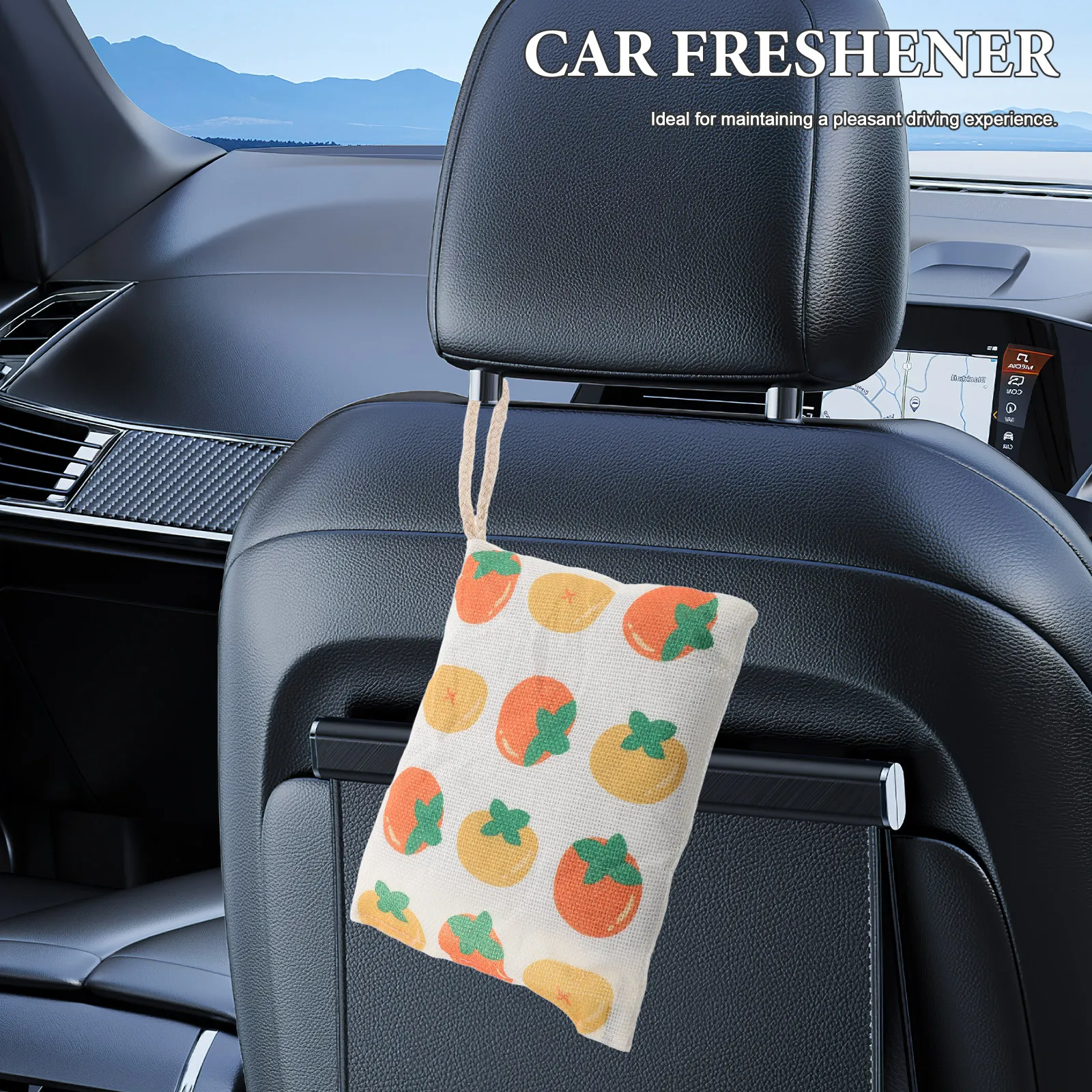 Bamboo Charcoal Car Air Freshener Hanging Purifier Bag Deodorizer for Odor Bacteria Smell in Vehicle Pet