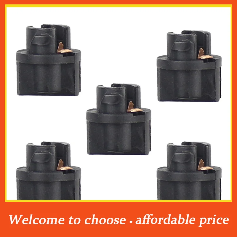 []5PCS T5 Led Socket T5 Socket Car Bulbs Base Signal Lamp T5 Led Twist Socket Instrument Panel Cluster Socket Lamp Holder Base