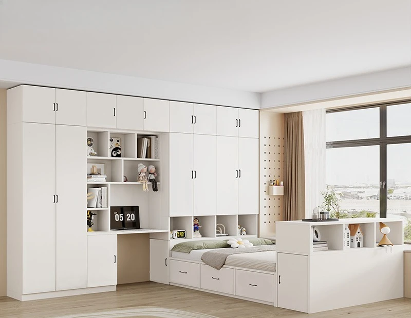 

Tatami, small apartment, integrated bed cabinet, children's bed, multi-function, combination