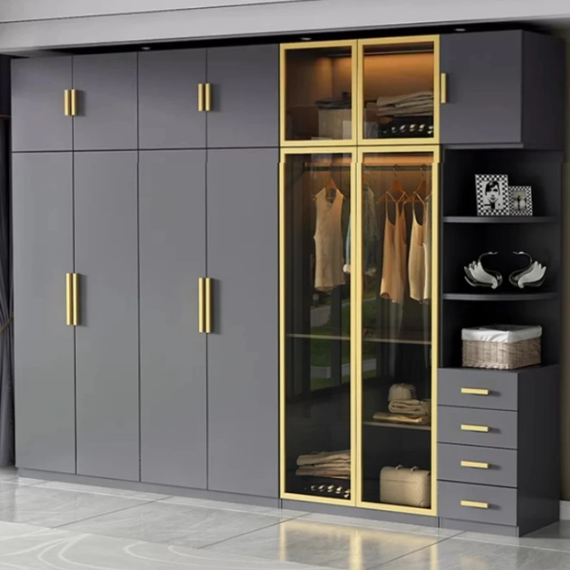 

Luxury Bedroom Cabinet Clothes Wardrobe Storage Simple Modern Drawers Garment Cupboards Living Room Muebles Dormitorio Furniture