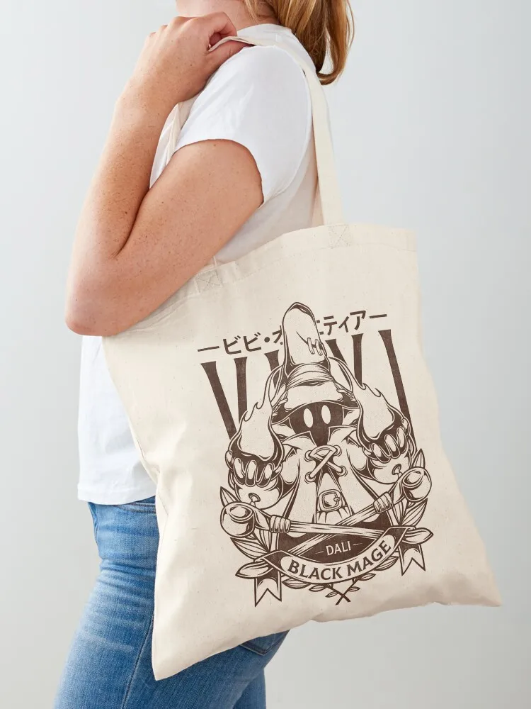 Little Black Mage Tote Bag tote bag Eco bag hand bags Handbags women Canvas Tote