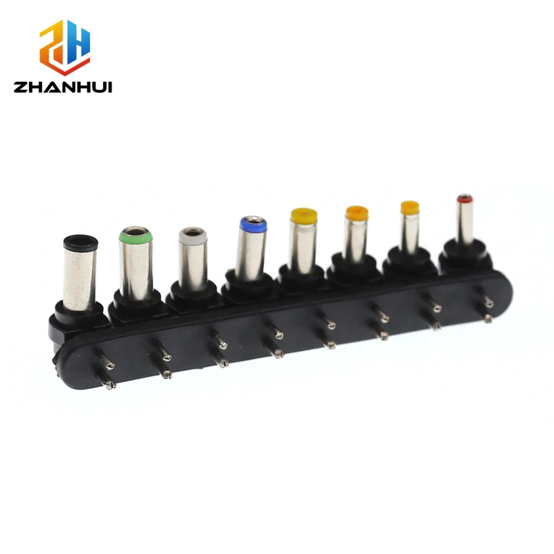 8PCS Universal AC DC Power Adapter Tips - Laptop/Tablet PC Charging Plug Jack Connector Assortment