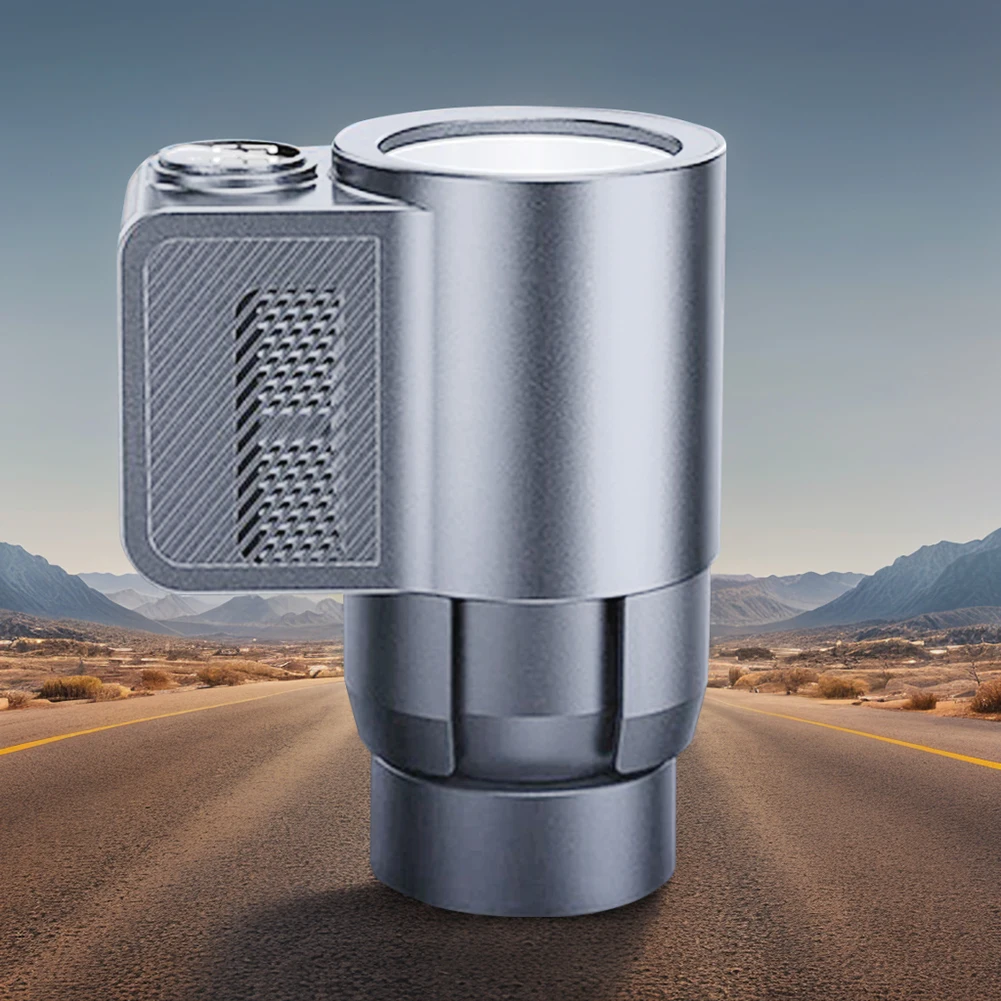 كوب بارد ساخن ذكي 2 في 1 مع شاشة عرض رقمية لدرجة الحرارة كوب تبريد مشروبات عازل للسيارة 12 فولت لرحلة الطريق العائلية الخارجية #4