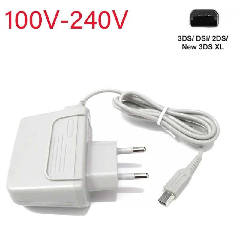 

US/EU Plug Travel Charger for Nintendo New 3DS XL 3DS XL 3DS New 2DS XL New 2DS 2DS DSi AC Adapter Home Wall Plug Power Adapter